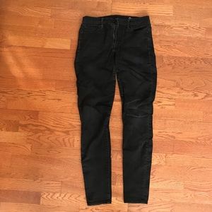 Womens Black Gap Jeans